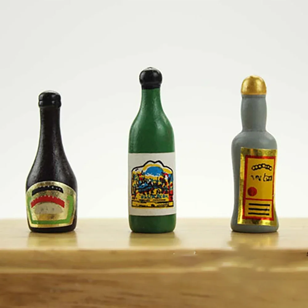 

3 шт. 1/12 миниатюрный кукольный домик, имитация соуса из смолы, кухонная модель приправ, игрушки для мини-украшения, аксессуары для кукольного домика