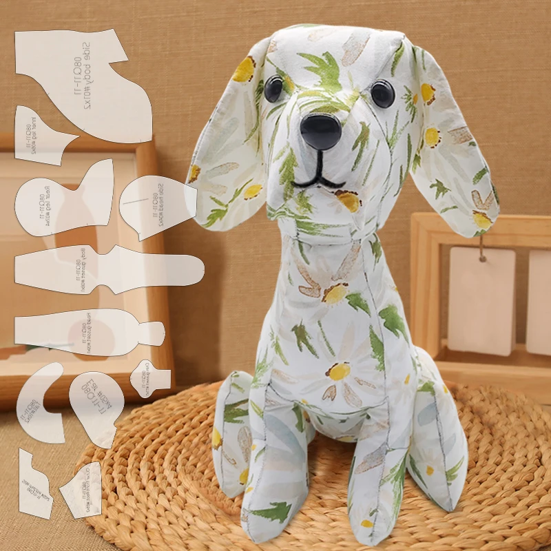 Beagle Dog Making PET Templates DIY Dog Shape Pattern Quilting Stencil Handmade Sewing Tool Template 11pcs sewing template