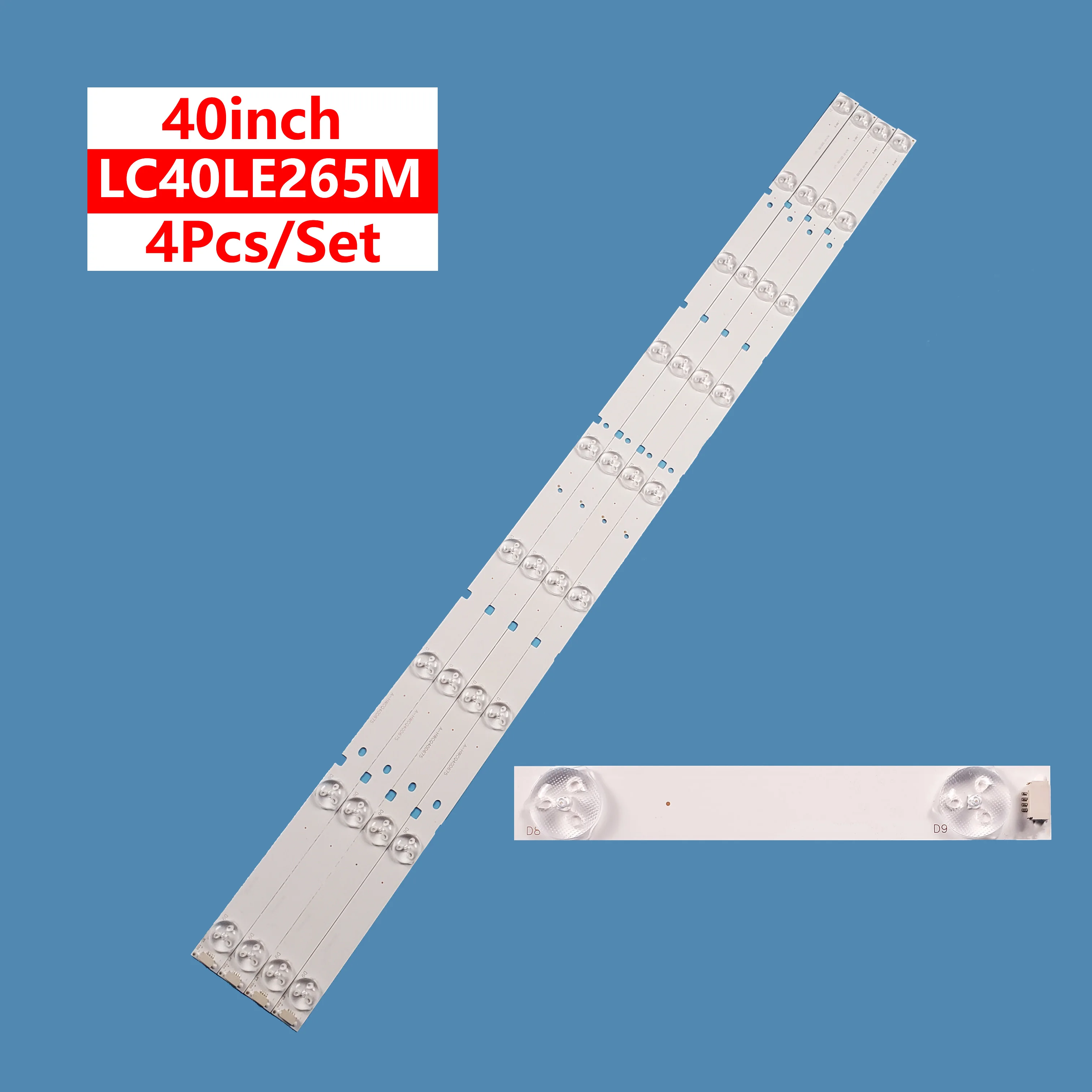 Hot sale Led Strip Light set for Sharp 40inch 9LED A-HWCQ40D675 tv backlight LC-40LE265M LC-40LE275T LC-40LE660X 40LE265X