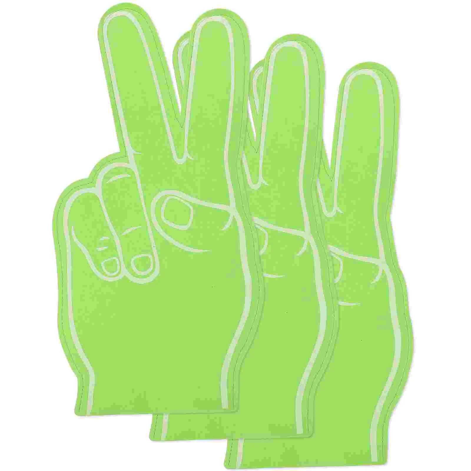 

3 Pcs Foam Fingers Noise Makers Party Favors Kids Toys Noisemaker Football Prop Cheerleading for Girls Mittens