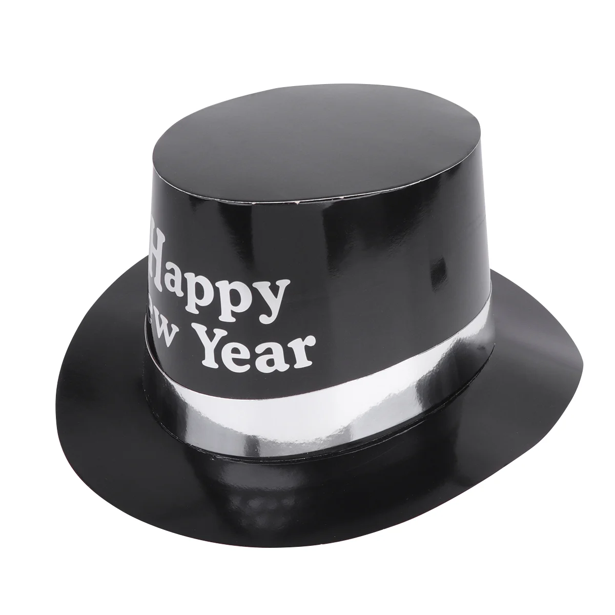 

Stage Performance Jazz Hats Happy New Year Party Hats Glitter Letter Paper Hat Party Tophat Photo Props 29.5x26.5x15.5cm