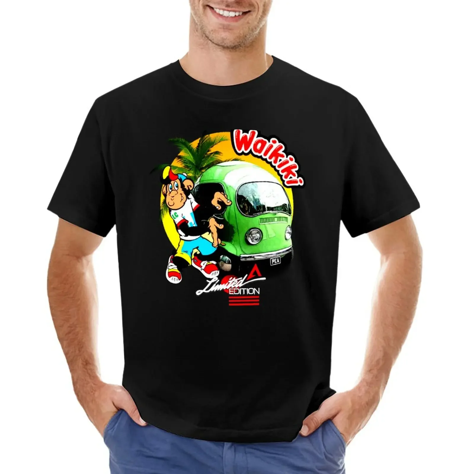 

Lc Waikiki, friends T-shirt summer tops blanks funnys plain black t shirts men