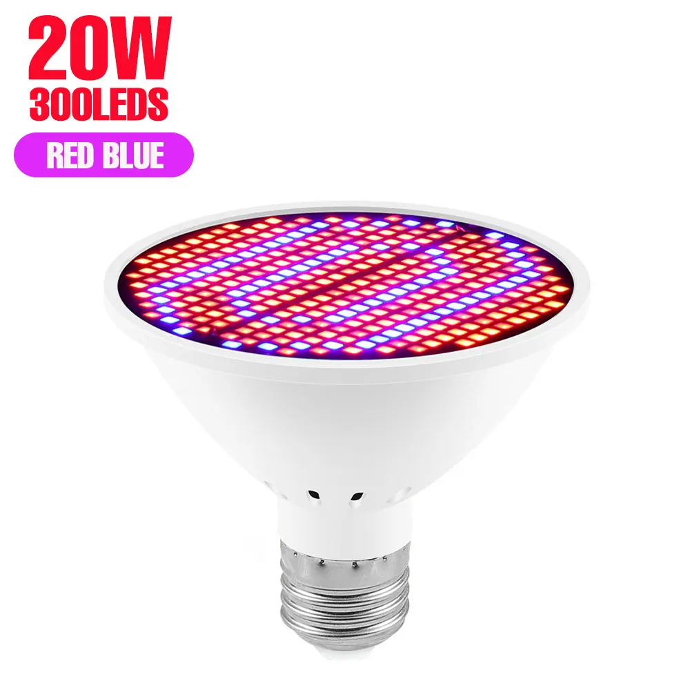 Full Spectrum 20W LED Grow Light Bulb for Indoor Plant Cultivation & Growth