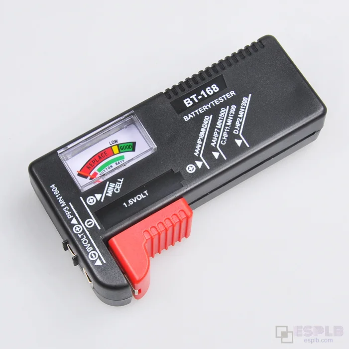 BT-168 AA/AAA/C/D/9V/1.5V batteries Universal Button Cell Battery Colour Coded Meter Indicate Volt Tester Checker Power