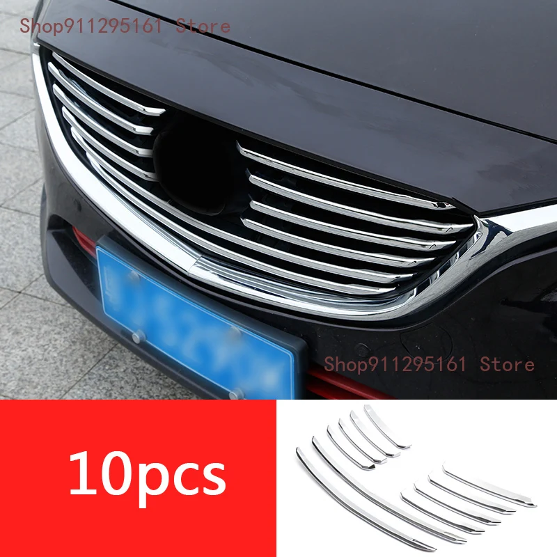 

10pcs for mazda 6 ATENZA 2017-2018 front grille decorate Trim