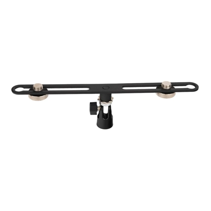 Microphone stand Stereo Microphone Rods for 2 Microphones Studio Recording Mic Stand Microphones Double Mount Extension Brackets