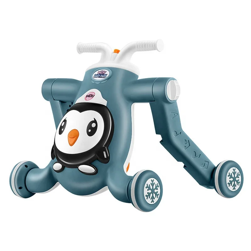 Purorigin Education 3 in 1 handheld baby walker toys twist car scooter multifunction baby walker with music and light