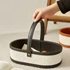 French Multifunctional Living Room Fabric Tea Table Remote Control Used Basket, Organizing Box, Storage Box 3