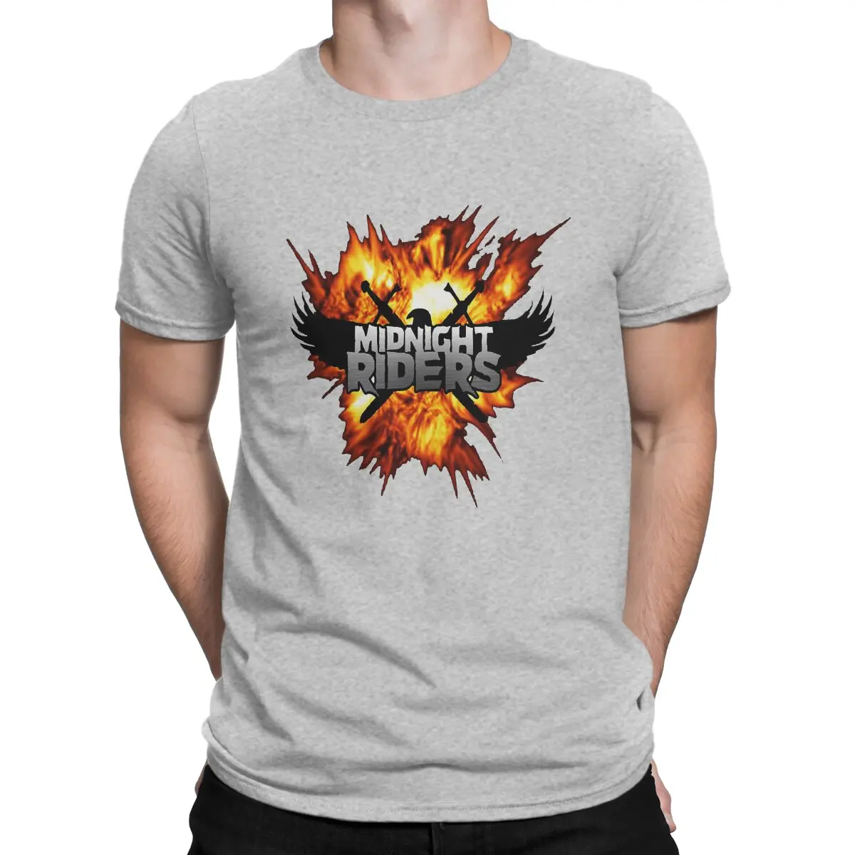 Midnight Riders Camisetas para Homens Left 4 Dead Casual Algodão
