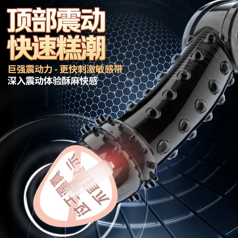 Black Clitoral stimulation Condom Particles G-spot Sleeves For Penis Adult Sex Toys TPE Safer Cock Rings Extender Penis Sex Shop