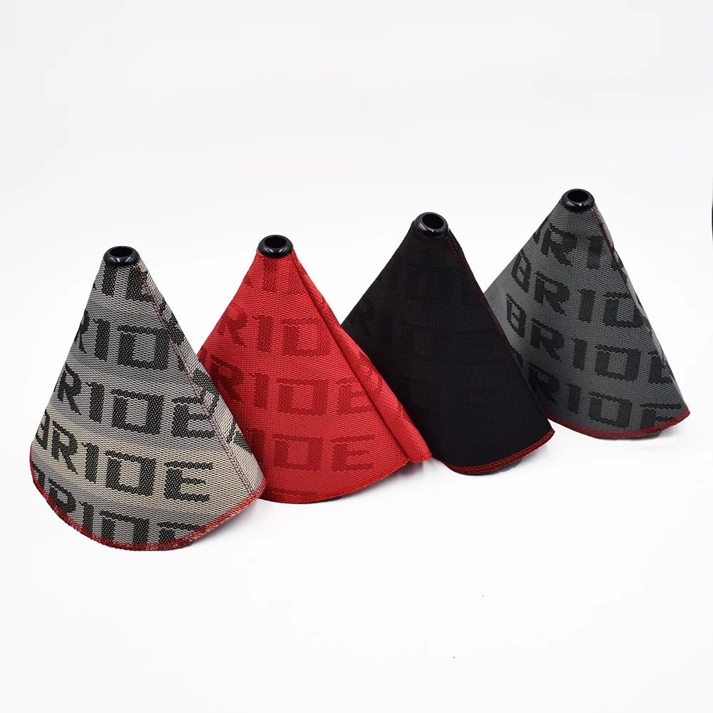 MT/AT Shift knob Boot Cover JDM TRD SPORTS Racing Fabric Red Stitch For TOYOTA MT/AT Shift knob Boot Cover JDM TRD SPORTS Racing Fabric Red Stitch For TOYOTA