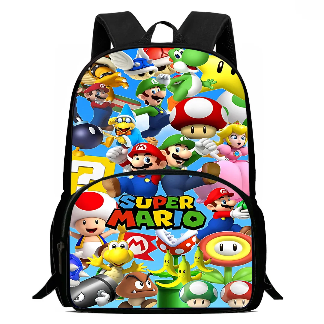 thumbnail image 1 of Bonitas mochilas M-MarioS para niños, niñas y niños, regalo de cumpleaños para estudiantes, mochilas escolares para niños, mochila duradera de gran capacidad para acampar, 1 of 4