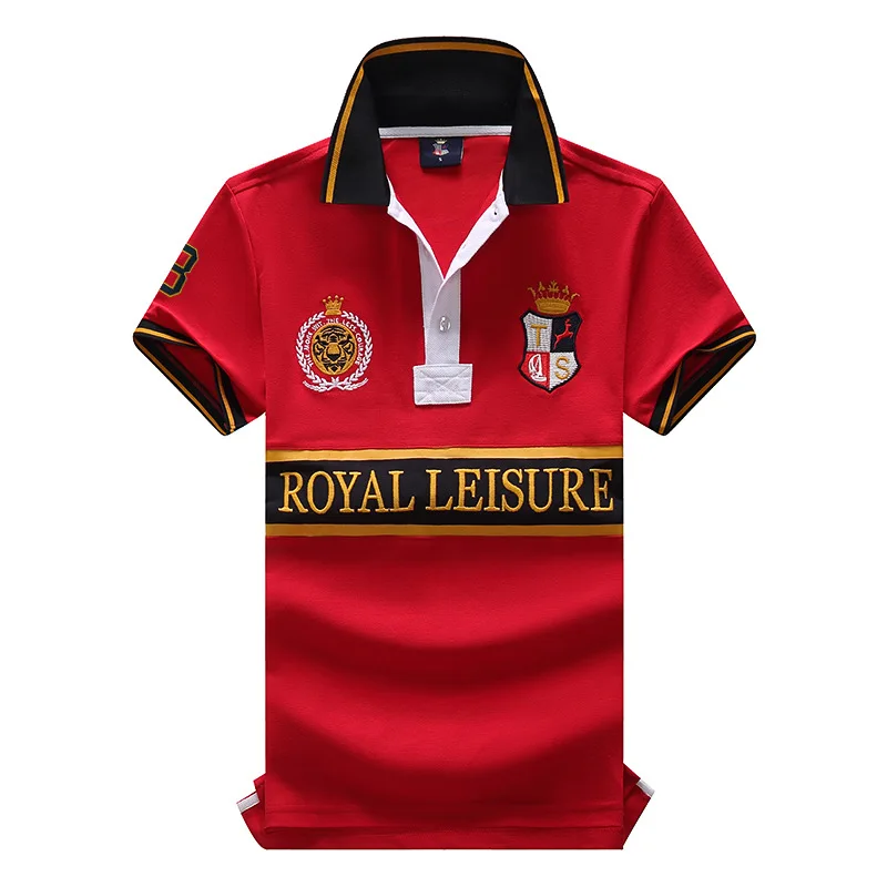 2025 Summer Men's Polo Shirt Royal Leisure Sports Business Male