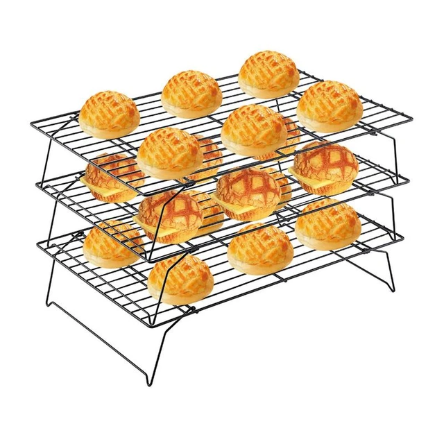 Stainless Steel Cake Mesh Grid Cooling Baking Rack Nonstick Biscuit Bread  Cookie BBQ Holder Shelf Kitchen Pastry Accessories - AliExpress