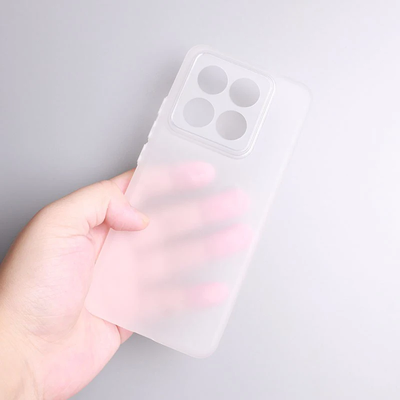 Ultra Thin Translucent TPU Protective Case with All-Round Soft Camera Shell