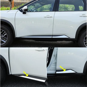 Stainless Steel Chrome Side Door Scratch Guard for Nissan X-Trail Rogue 2021-2023