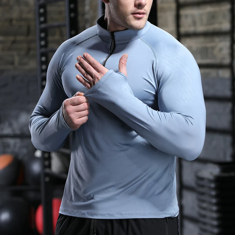 Mens Running Shirt - Quick Dry Sports Top for Gym and Workout
