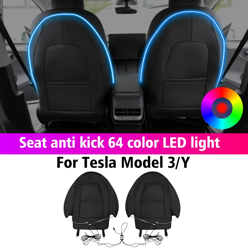 Coussin cervical de voiture 2pcs pour Tesla Model S/3/X/y Accessoires  Support de cou coussin de siège Tesla coussin d'appui-tête 2016-2023 Rouge