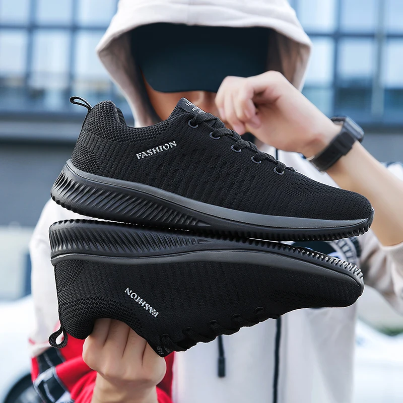 YRZL Men Running Walking Mesh Shoes Fashion Casual Sneakers Breathable Sport Athletic Lightweight Men Sneakers Casual Shoes 3
