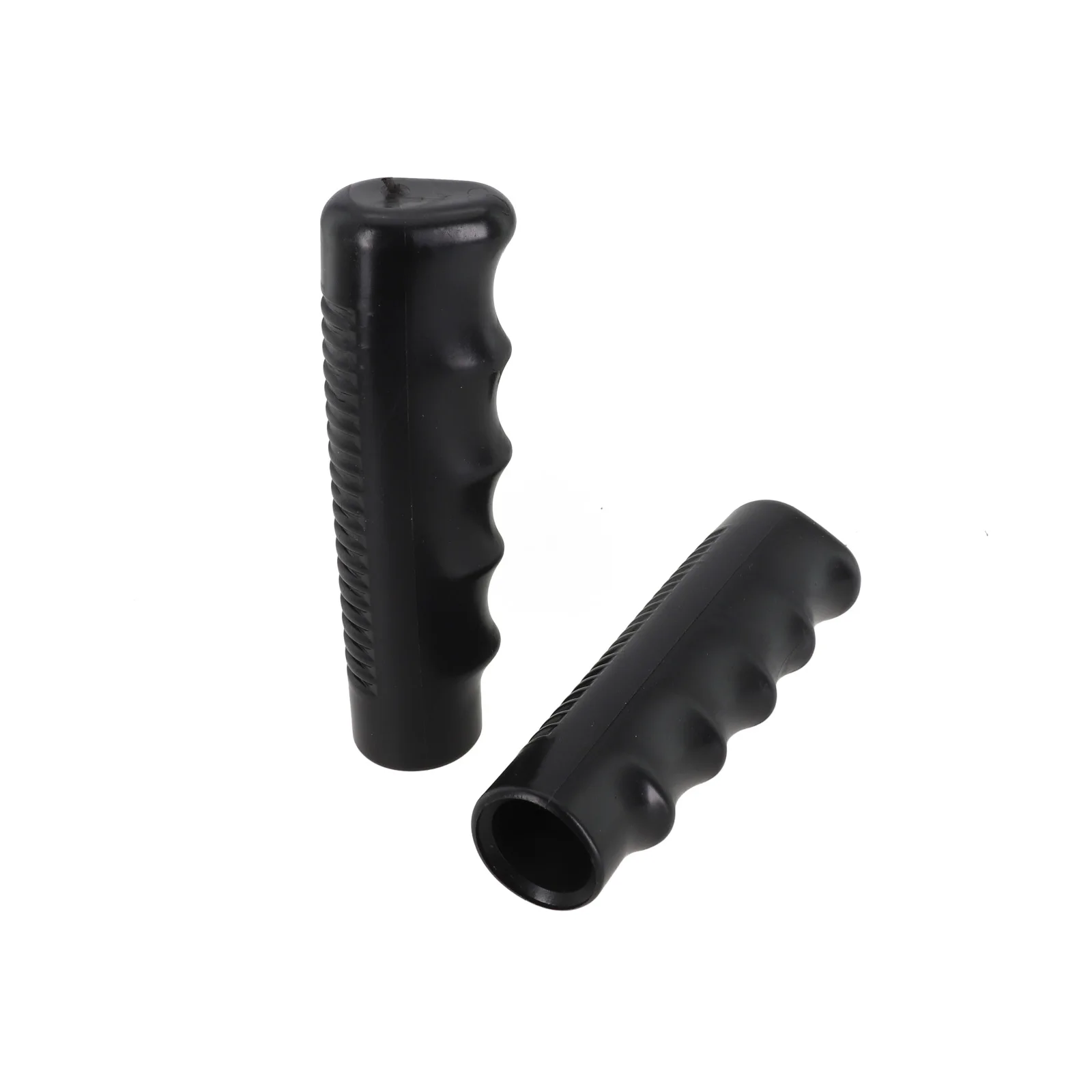 2Pcs Wheelbarrow Rubber Handles, Round Tubes Black Replacement Universal Handles PVC Anti-slip Handle Cover Industrial Tool Part