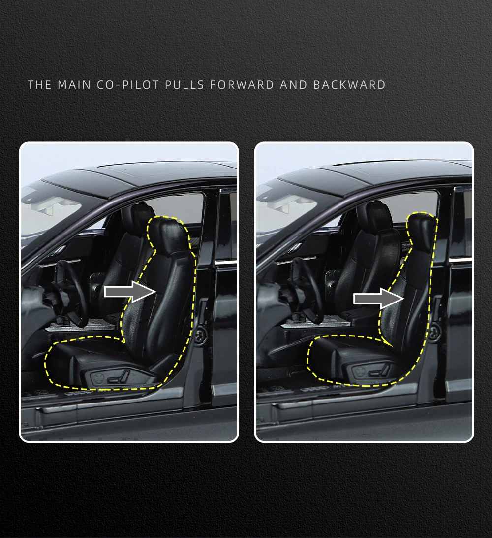 1:18 Audi A6 Limousine Alloy Die Cast Toy Car Model Sound And Light Pull Back Toy Collectibles