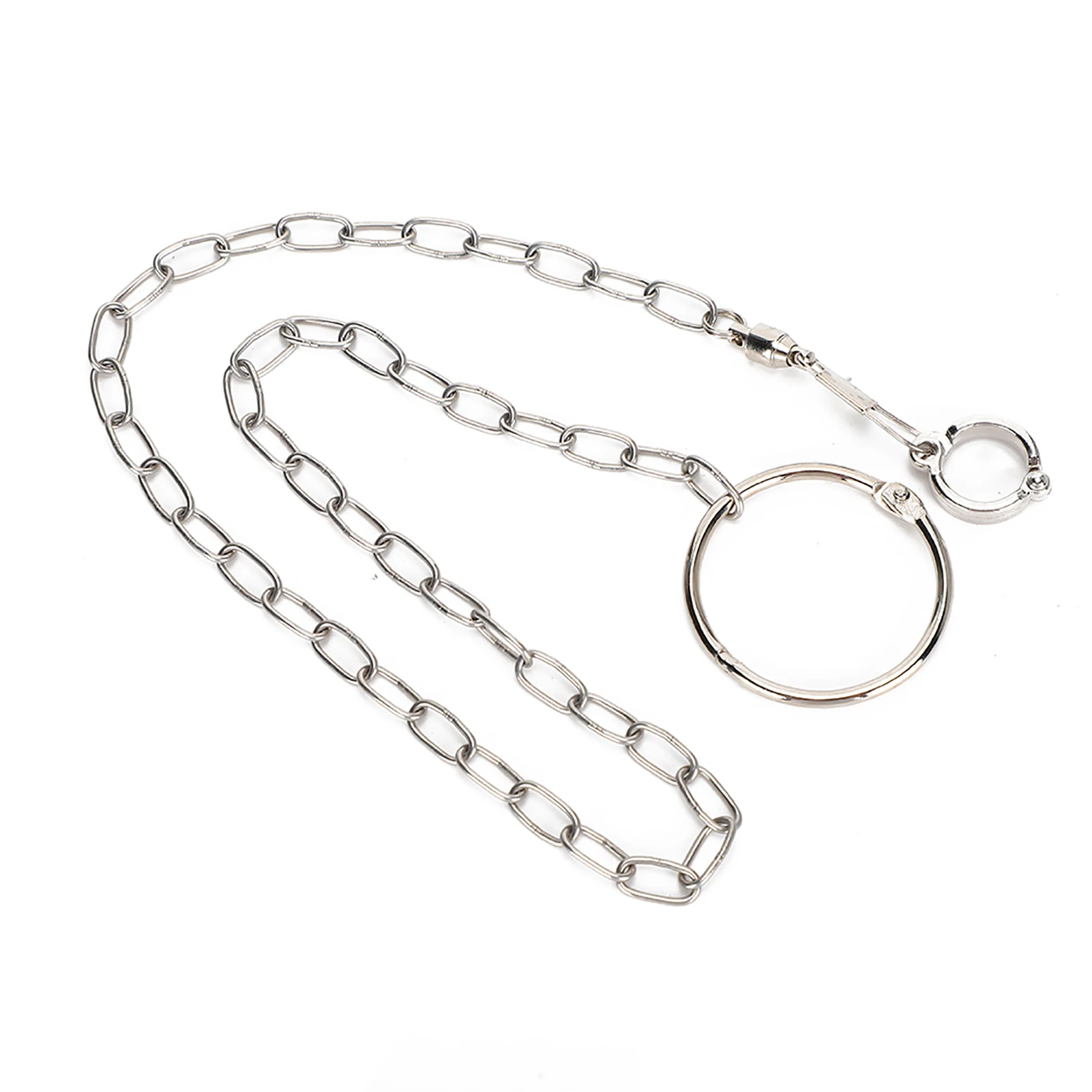 Stainless Steel Split Foot Chain for Large Pet Training Anklet Ring for Birds s