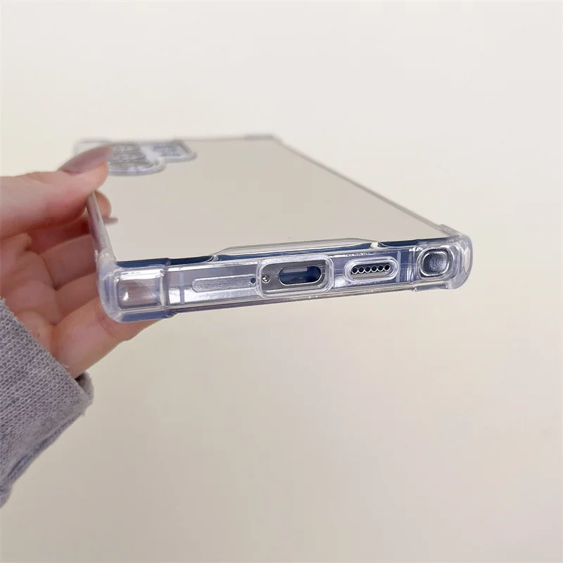 Mirror Acrylic Hard PC Back Cover Case - Stylish and Durable Protection
