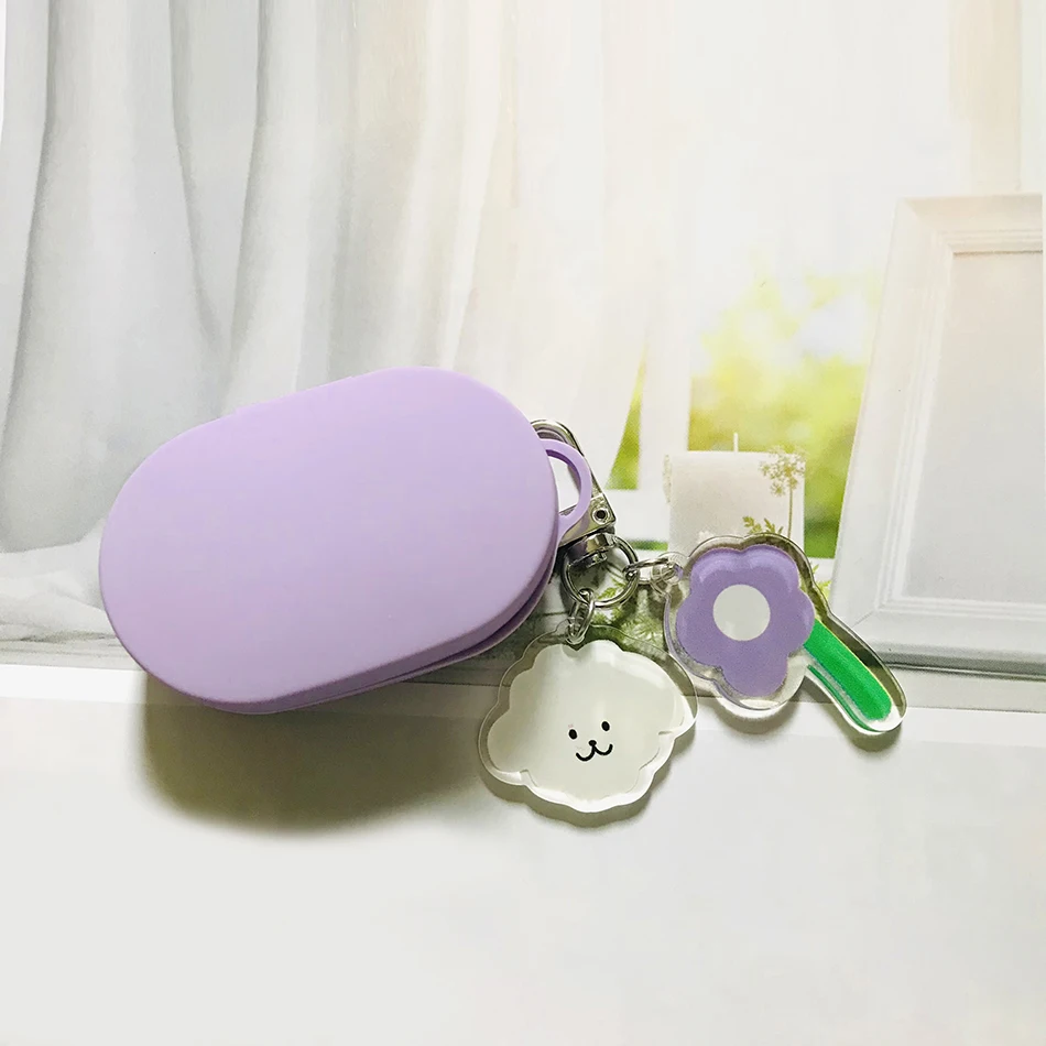 Nuovo Per Xiaomi Redmi Airdots Case Redmi Buds 4 Lite Cute Bear Flower Portachiavi Custodia Per Auricolari In Silicone Airdots 2 Custodia Buds3