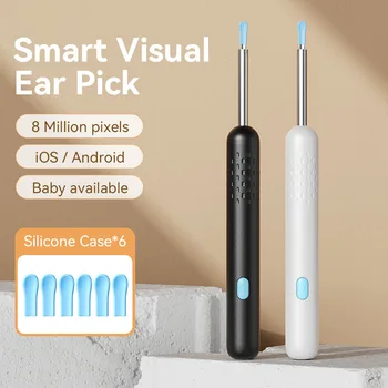 Smart Visual Ear Cleaner HD Ear Sticks Otoscope USB C Charging Endoscope Wax Removal Tool Earpick Mini Camera Health Care Set 1