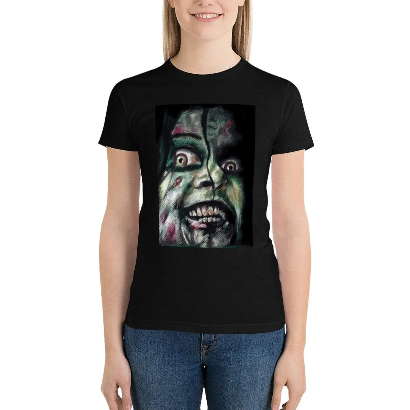 

Evil Dead T-Shirt tees plus size tops korean fashion clothes for Women