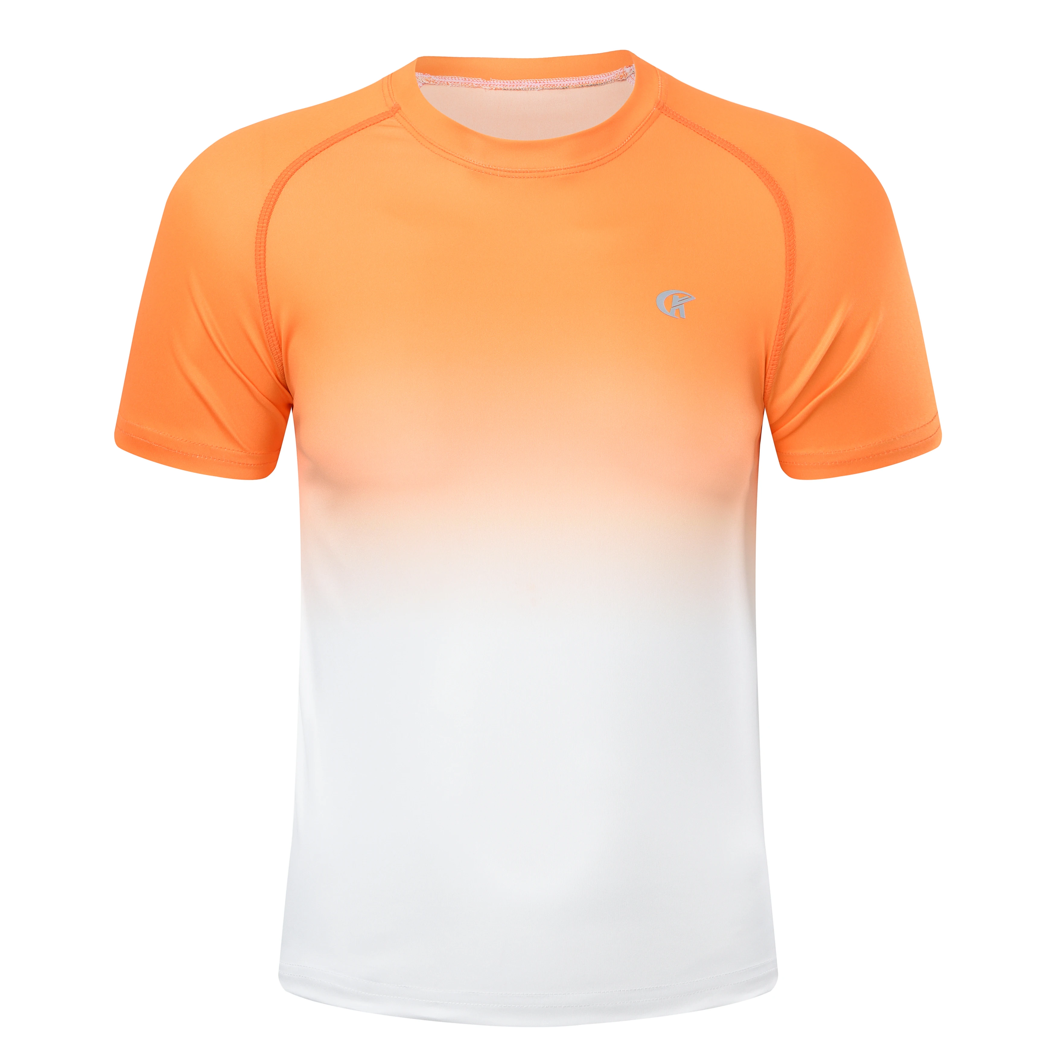 Boys Kids Swimwear UPF 50+ Rash Guard Gradient Surf Swim Shirt Youth Short Sleeve Hiking Shirts Quick Dry Beach Wear