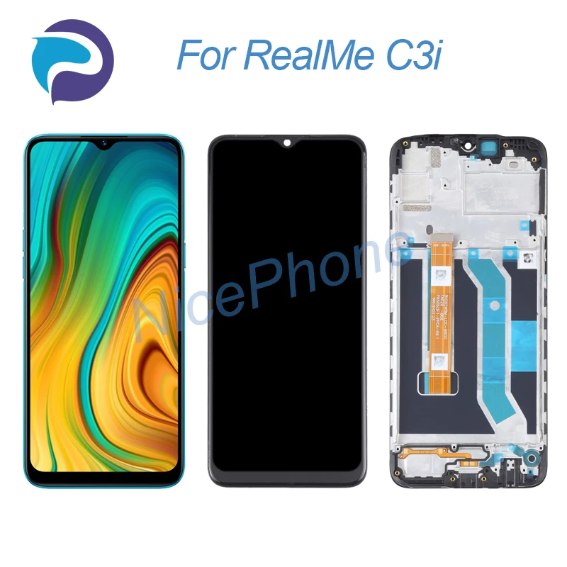 

ЖК-экран + сенсорный дигитайзер для RealMe C3i, дисплей RMX2027, RMX2020 1600*720 для RealMe C3i, ЖК-экран