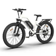 

AOSTIRMOTOR NEW Electric Bicycle 750W Motor 48V 13Ah Lithium Battery Ebike 26In Fat Tire Mountain Electric Bike With Rear Shelf