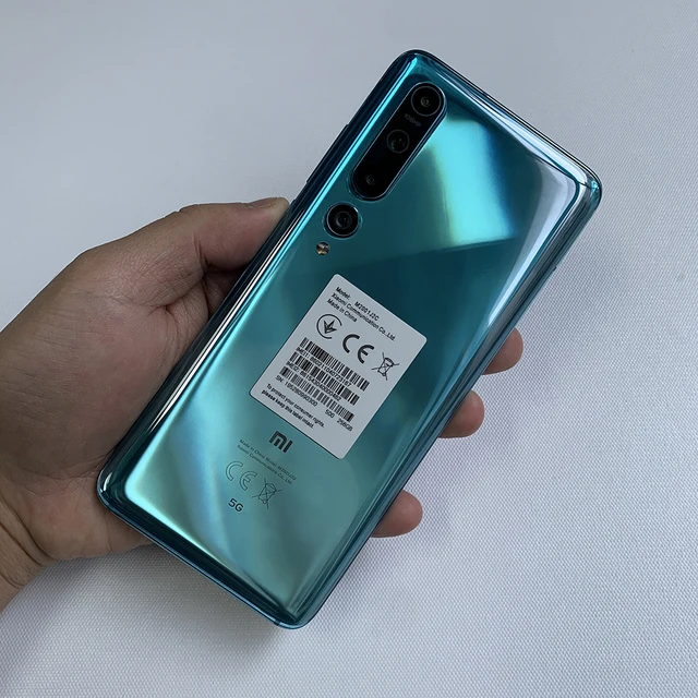 Xiaomi Mi 10 5G Single-SIM 128GB ROM + 8GB RAM (GSM Only  No CDMA) Factory  Unlocked Android Smartphone (Coral Green) - International Version 