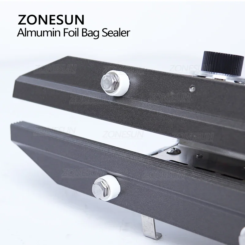 ZONESUN Direct-heat Plier Portable Impulse Heat Sealing Machin Composite Aluminum Foil Pouch Foil Bag Sealer ZS-FKR200C 2