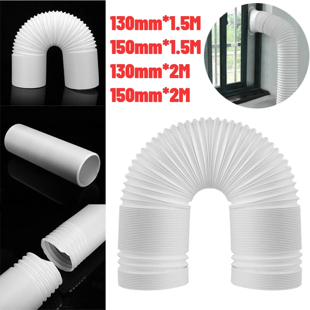 Air Conditioner Exhaust Hose Portable Dual Duct for Mobile Conditioning Ventilator Pipe