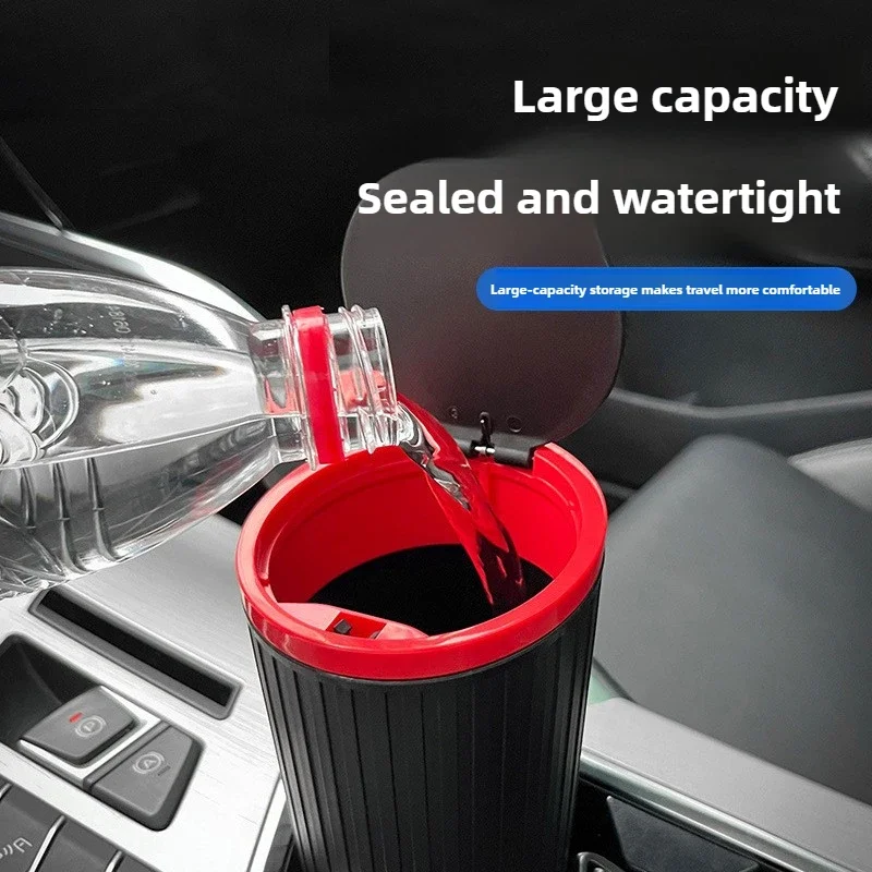 Mini Car Trash Bin Can Auto Dust Organizer Rubbish Bag Garbage Container Storage Box Car Interior Bucket Auto Accessories