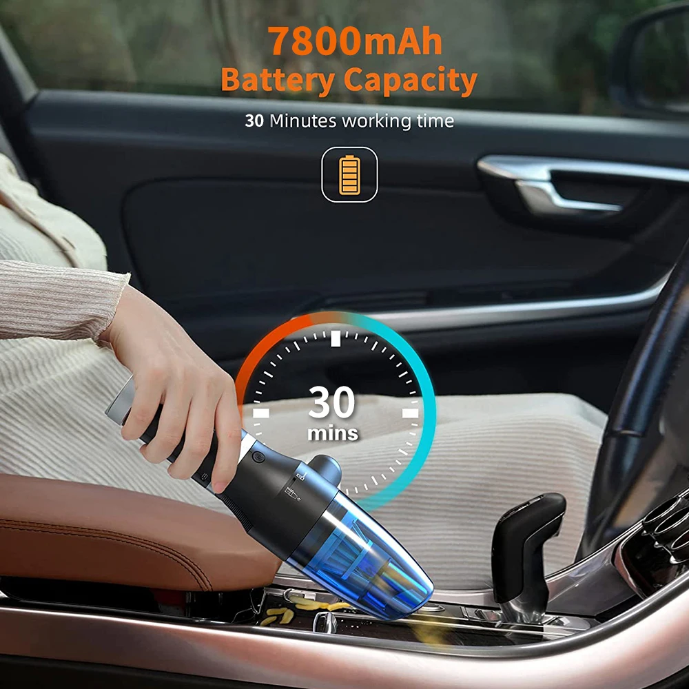 Poderoso sem Fio Air Blower para Computador ar Espanador Aspirador sem Fio Dupla Utilização pc Carro Teclado - Imagem 5