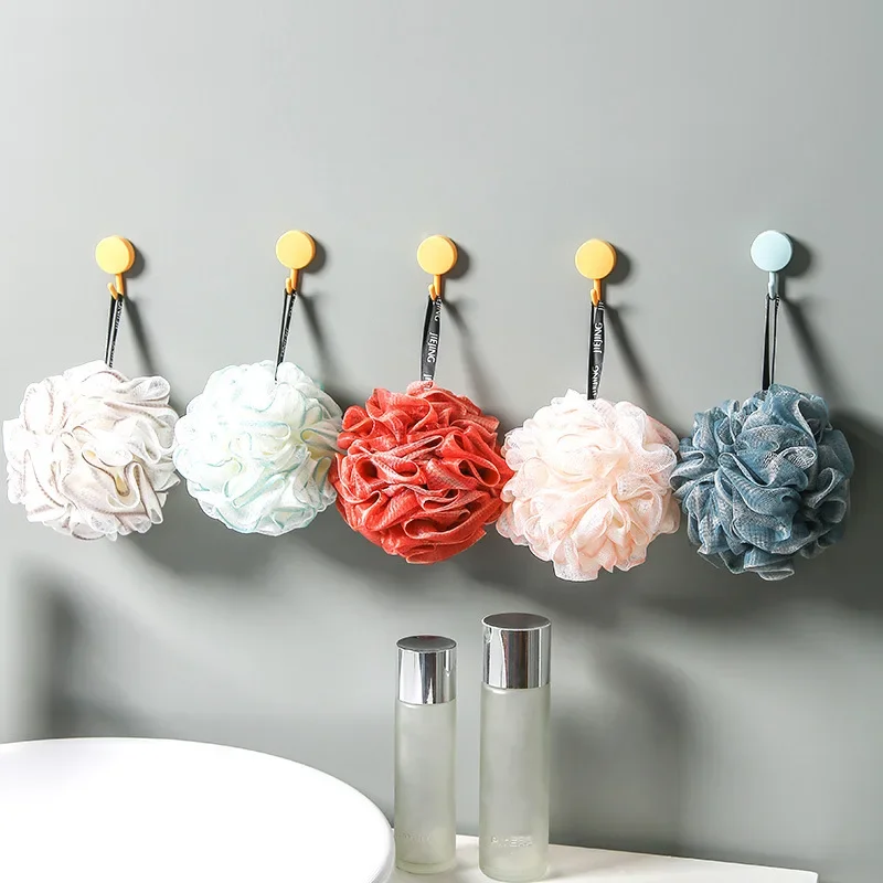 Soft Mesh Bath Sponge Balls Comfortable Large Flower Bubble Shower Rub Bath Ball Body Cleaner Exfoliating Scrubbers Bath Ball 6