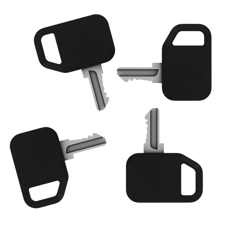 4 PCS Ignition Keys AM131841 TCA24616 Compatible with John Deere Lawn Tractors 325 335 345 355D 415 425 445 455 Mowers 180 1200