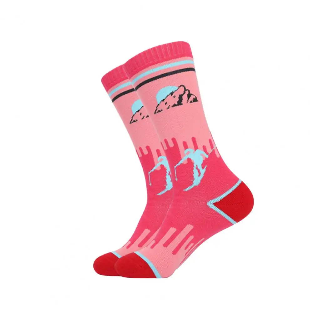 1 Pair Ski Socks Sweat-absorbing Fine Workmanship Keep Warm Soft Thick Kids Boot Ski Socks Snow for Outdoor