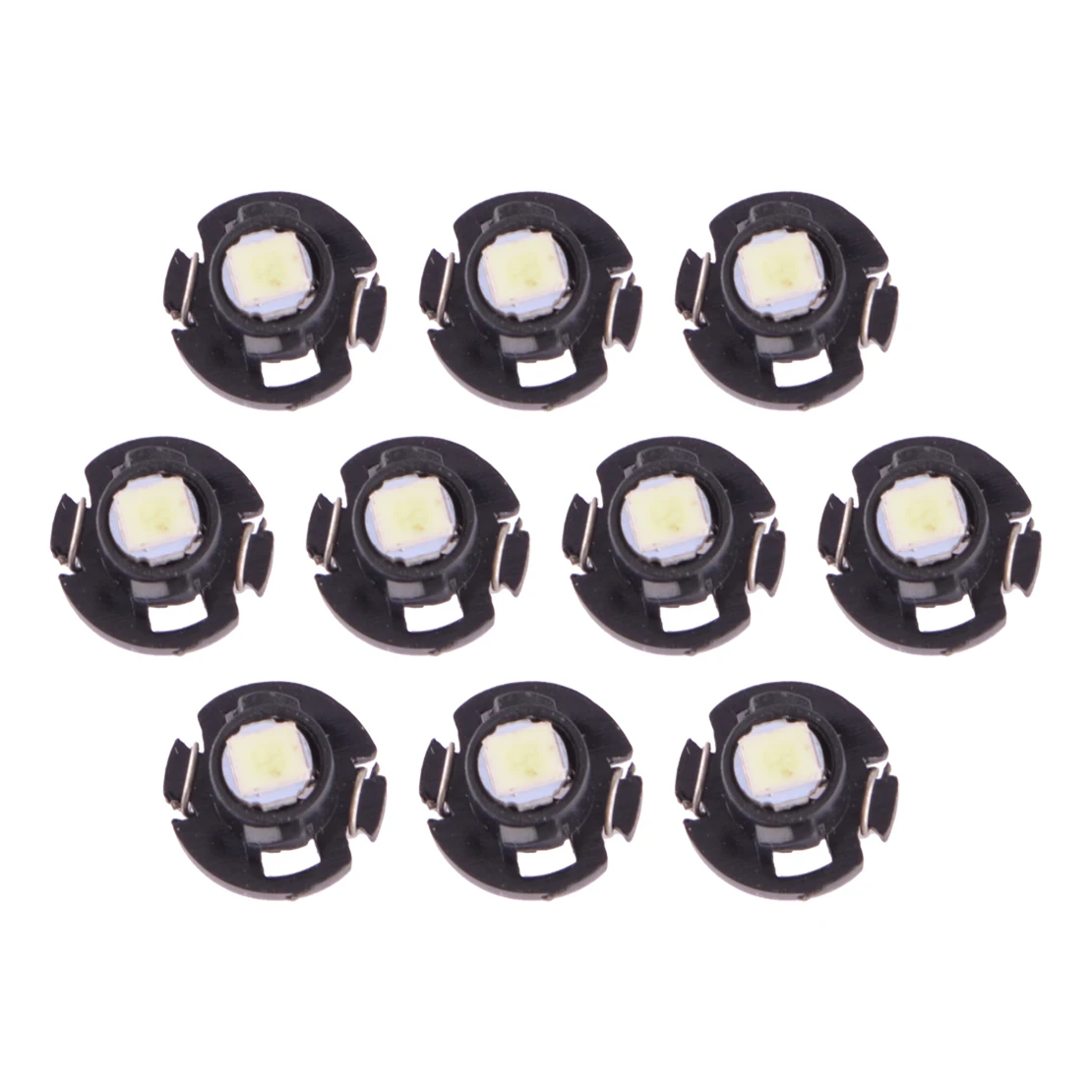 Nuovo Universale 12V 10 Pz/Set Ice Blue T4 T4.2 Neo Wedge 1Smd Led Cluster Instrument Dash Clima Lampadine