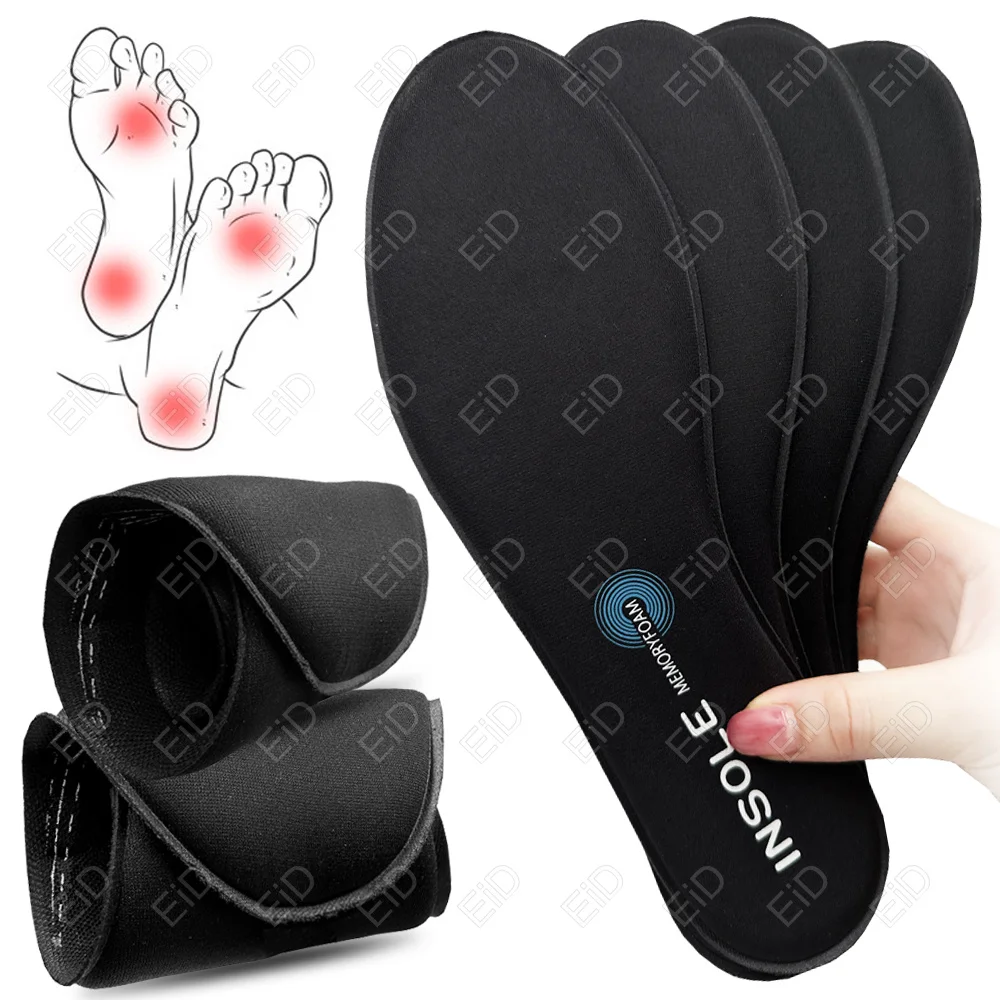 EiD Memory Foam Weiche Einlegesohlen für Schuhe Männer Frauen Nano Antibakterielle Laufen Sport Einlegesohle für Füße Orthopädische Pflege Schuhsohle Pads – Detail 1