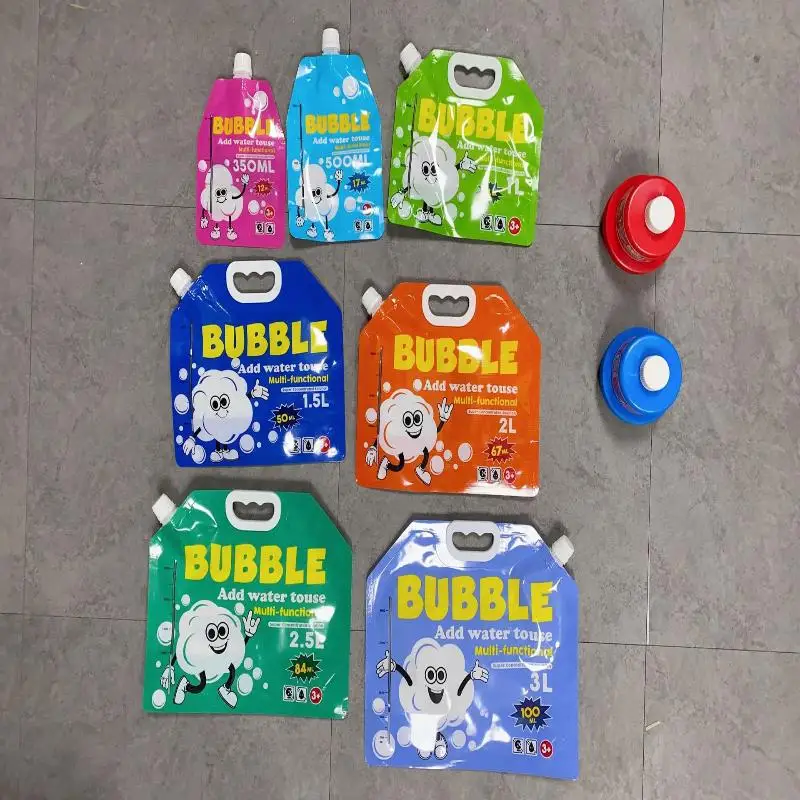 1 조각 어린이 생일 파티 선물 거품 기계용 농축 버블 솔루션 거대한 지팡이 및 송풍기