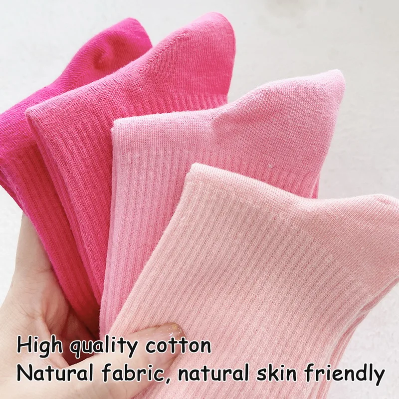Magnetic Suction Hand In Hand Socks Dopamine Color Girl Holding Hands Socks Harajuku Cute Couple Cotton Sock Christmas Gifts