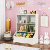 Storage Cabinet,Cubby Toy Organizer,3 Shelf 4 Cube Units,Storage Bins Cubbies for Kids' Collections,Kids Bookshelf and Bookcase 1