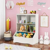 Storage Cabinet,Cubby Toy Organizer,3 Shelf 4 Cube Units,Storage Bins Cubbies for Kids' Collections,Kids Bookshelf and Bookcase 1