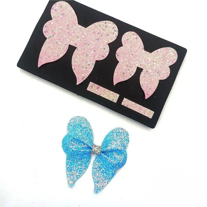 By41 Wooden Cutting Die For Tail Folding Bow Hair Clip, Suitable For