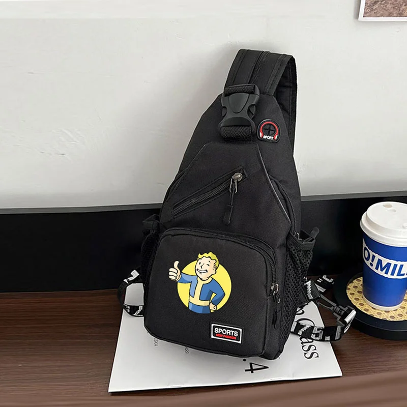 Chest Pack Nate Nora Men's Ins New Fashionable Sole Survivor Crossbody Bag Lightweight Outdoor Sports Casual Backpack Trend Bag