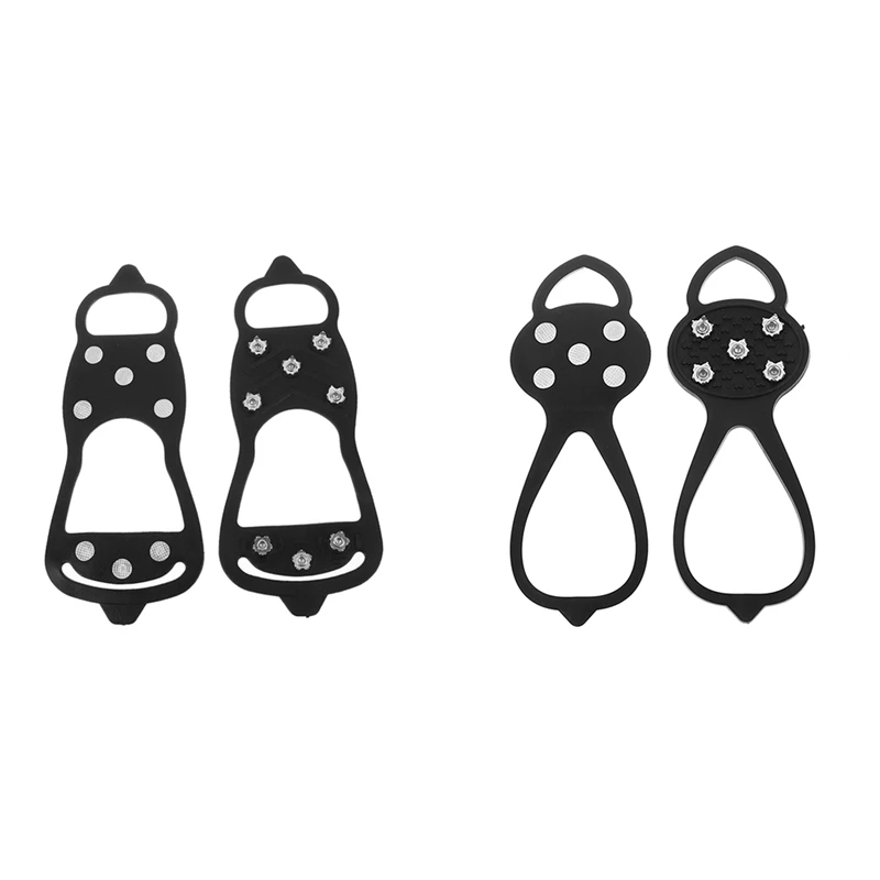 겨울용 아이스 그리퍼 스파이크 신발, 야외 미끄럼 방지 하이킹 등산, 얼음 눈 크램폰, 미끄럼 방지 신발, 쉬운 설치